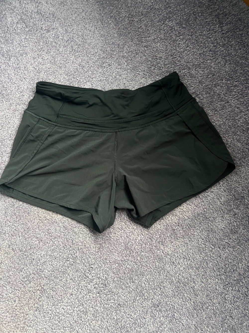 lululemon athletica Dark Green Athletic Shorts